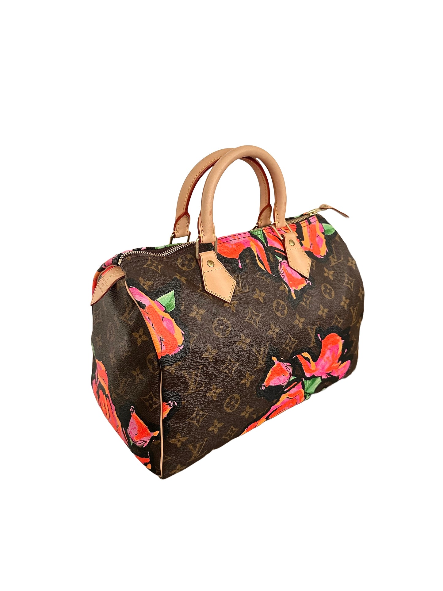 Louis Vuitton Speedy 30 Monogram Stephen Sprouse Roses