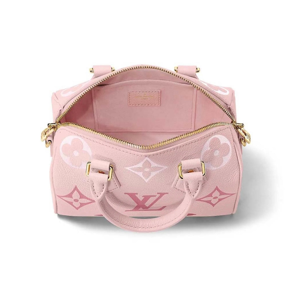 Louis Vuitton Speedy 20 Bandouliere Pink Degrade Monogram Empreinte By The Pool