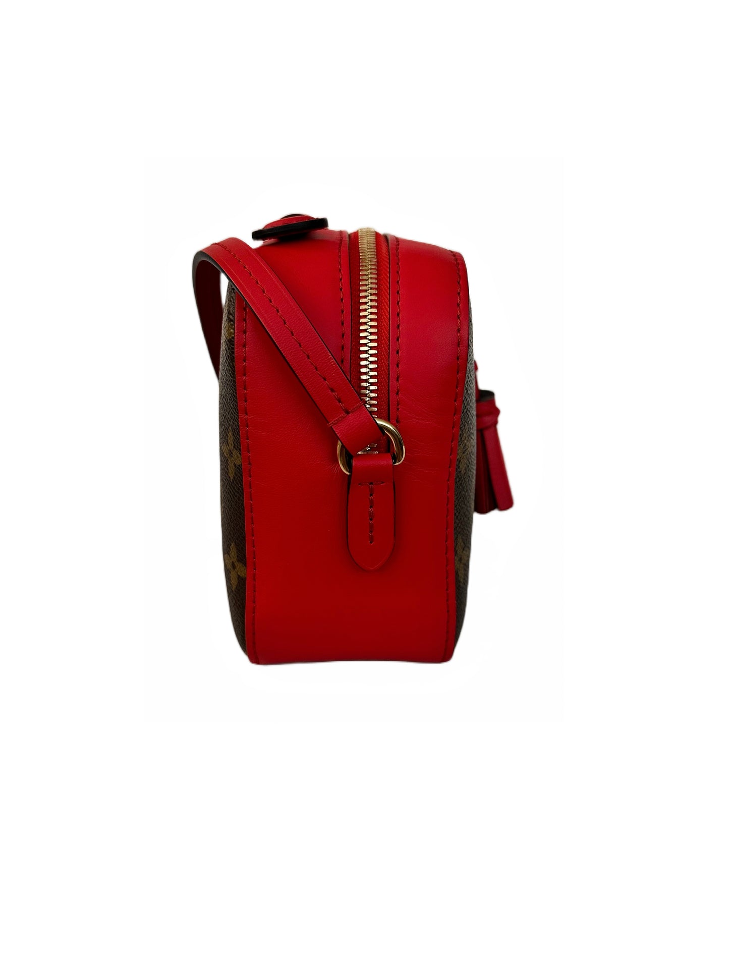 Louis Vuitton Saintonge Monogram Red Coquelicot