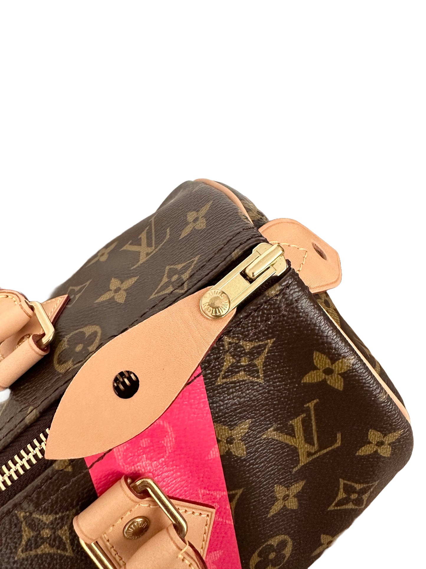 Louis Vuitton Speedy 30 V Voyage Grenade Monogram Pink Limited Edition