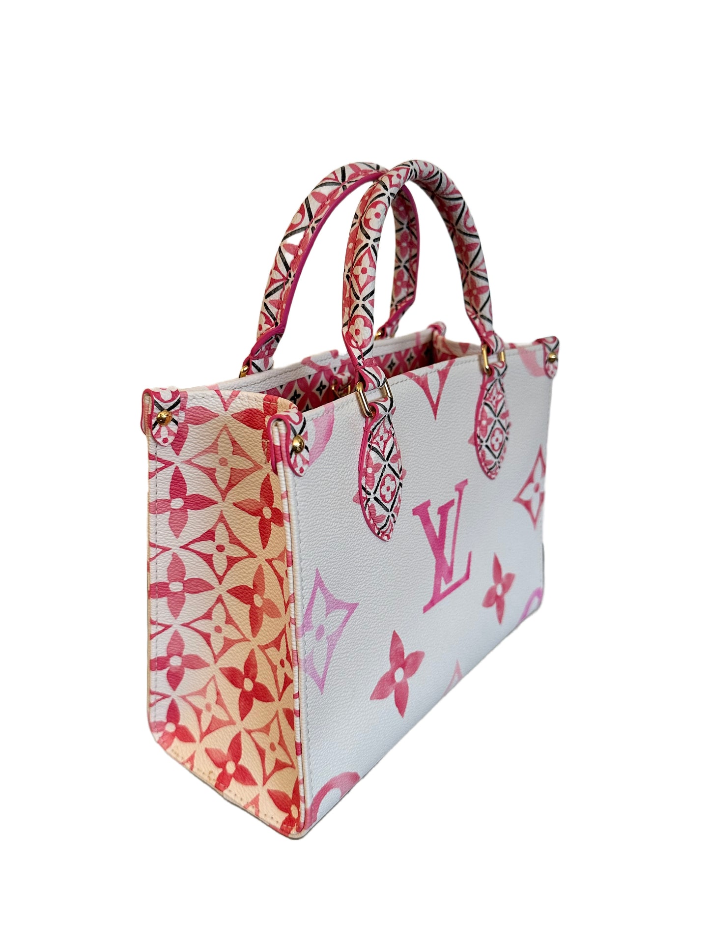 Louis Vuitton OnTheGo PM By The Pool Rose Pink