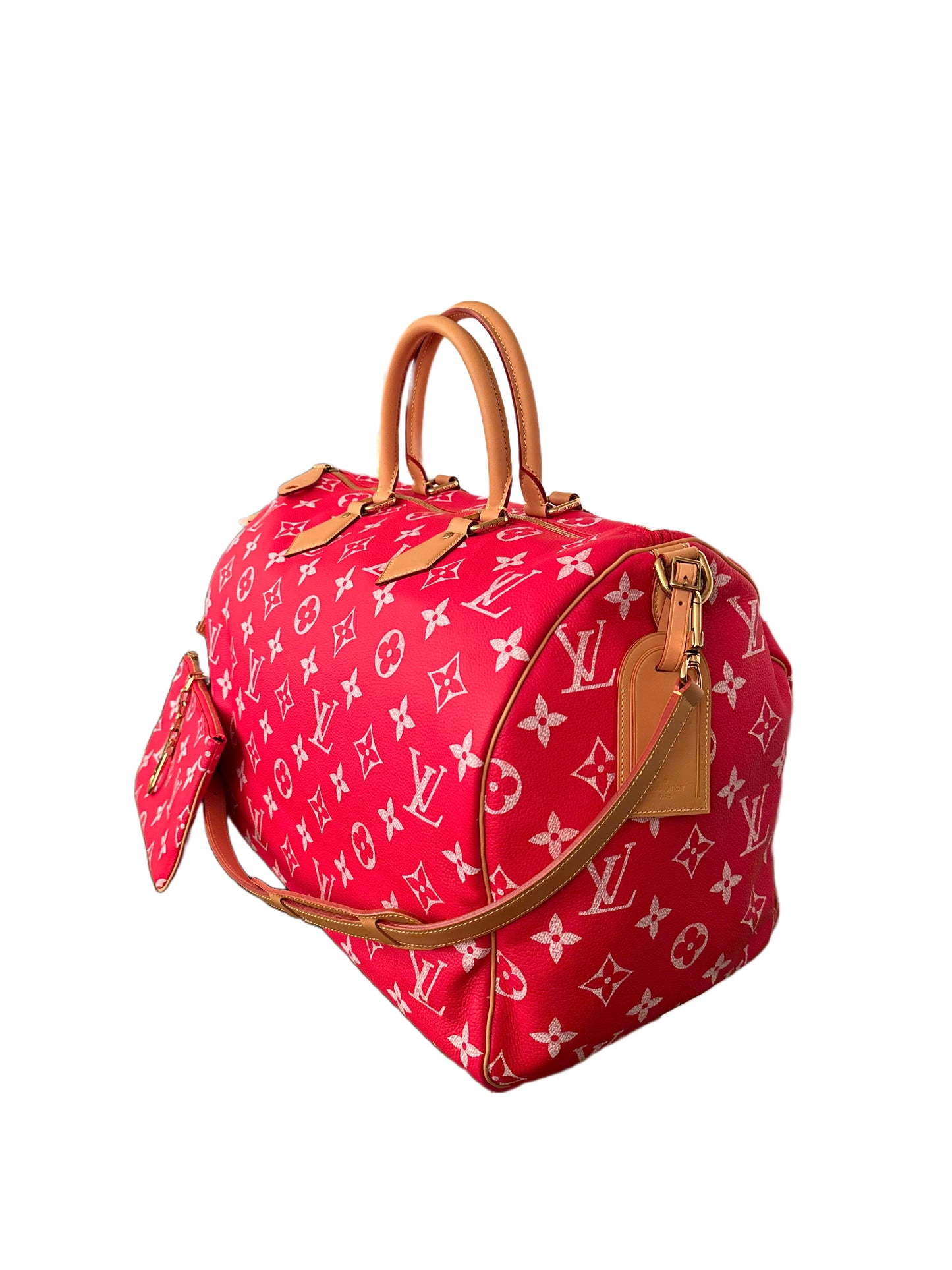 Louis Vuitton x Pharrell Williams Speedy P9 Bandoulière 50 Red Runway Limited