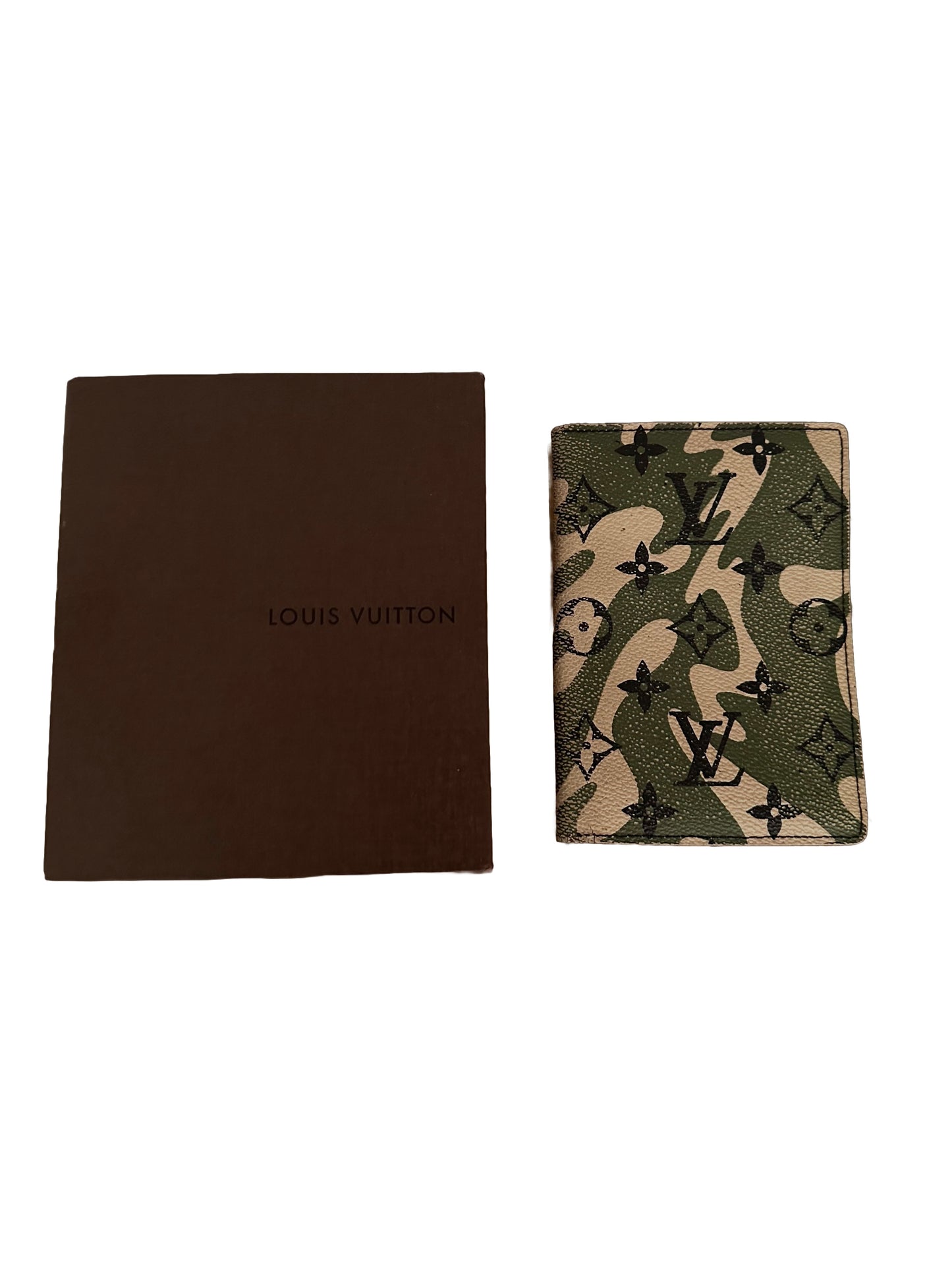 Louis Vuitton Takashi Murakami Monogramouflage Passport Holder