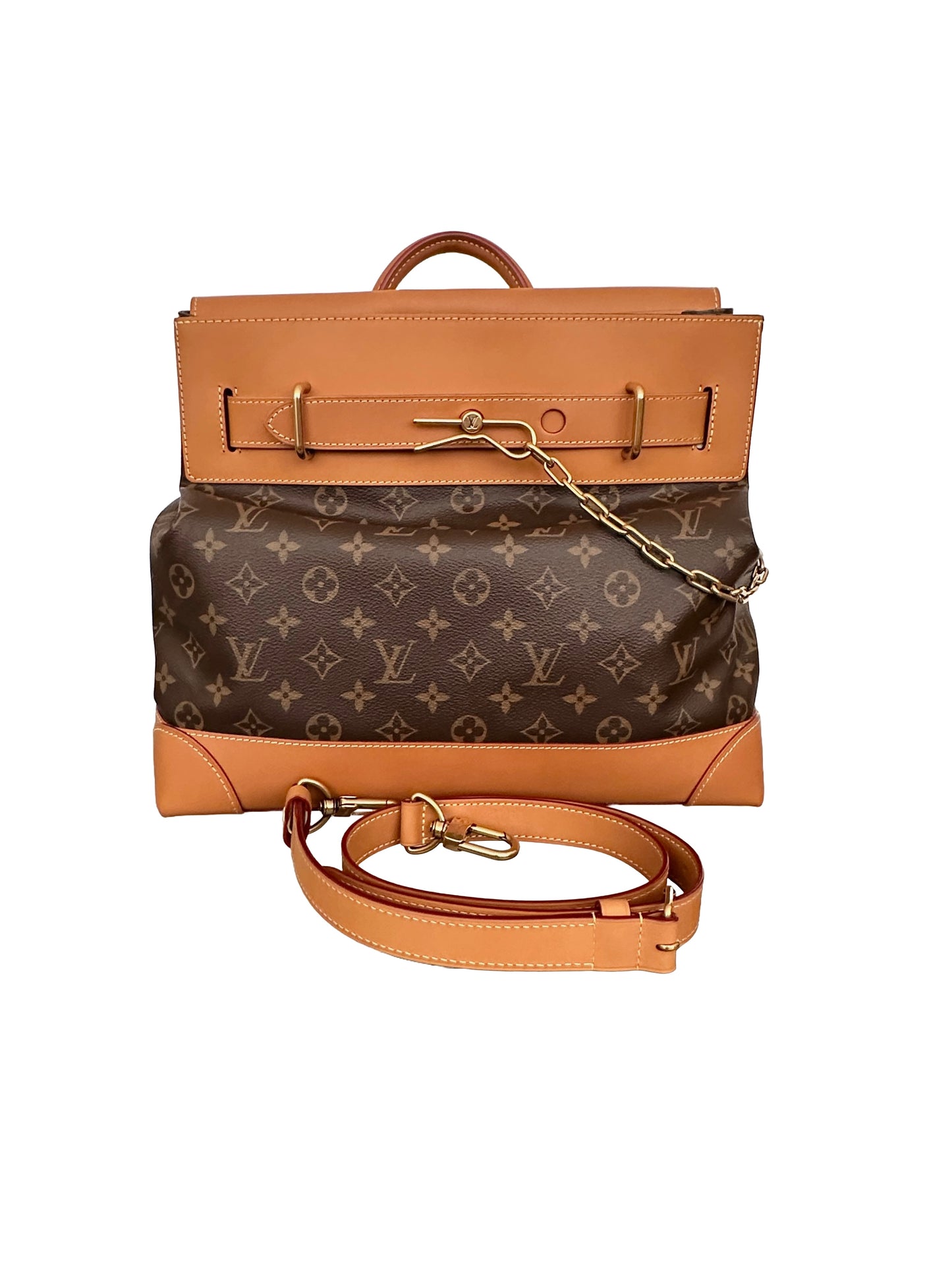 Louis Vuitton Legacy Steamer Bag Monogram Canvas PM Brown