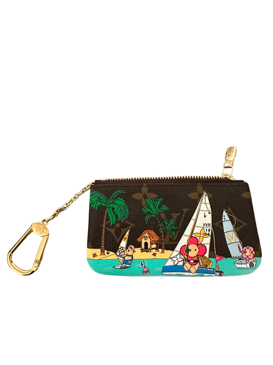 Louis Vuitton Key Pouch Clés Vivienne Sailing Christmas 2023 Holiday Animation