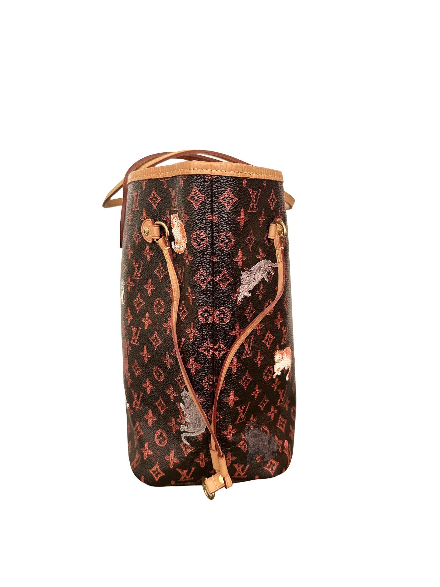 Louis Vuitton Grace Coddington Catogram Neverfull MM Limited Edition