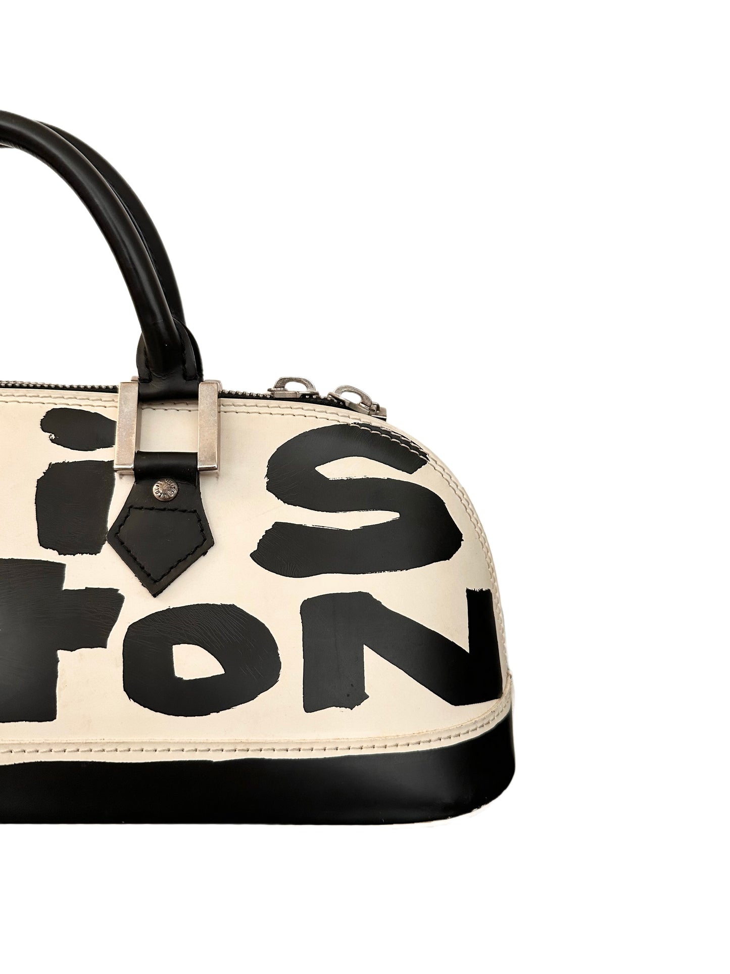 Louis Vuitton Graffiti Alma Horizontal Stephen Sprouse Black White