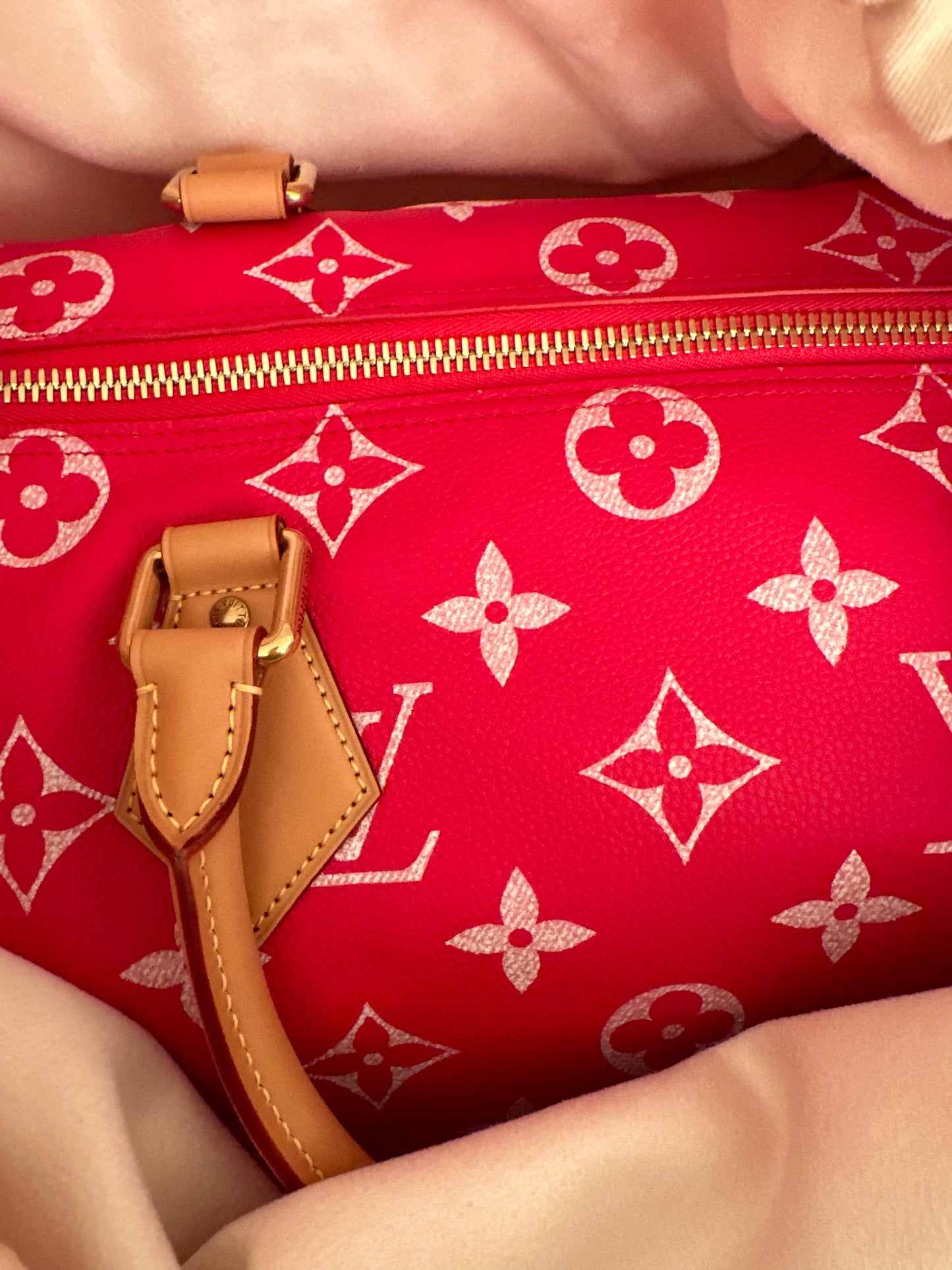 Louis Vuitton x Pharrell Williams Speedy P9 Bandoulière 50 Red Runway Limited