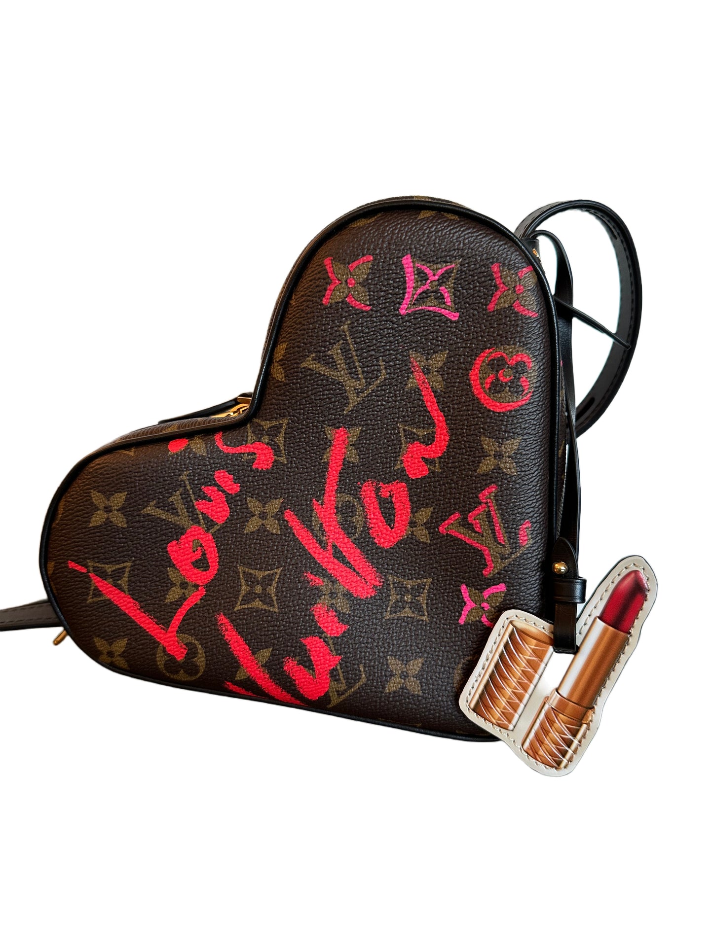 Louis Vuitton Heart Fall in Love Monogram Sac Coeur Crossbody Bag