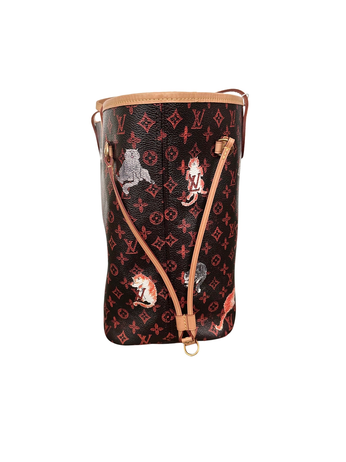 Louis Vuitton Grace Coddington Catogram Neverfull MM Limited Edition