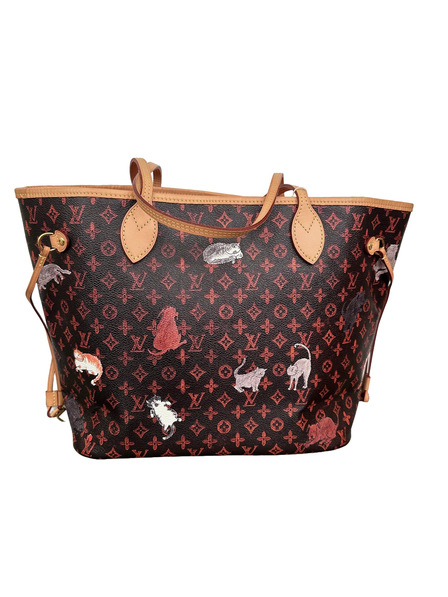 Louis Vuitton Grace Coddington Catogram Neverfull MM Limited Edition