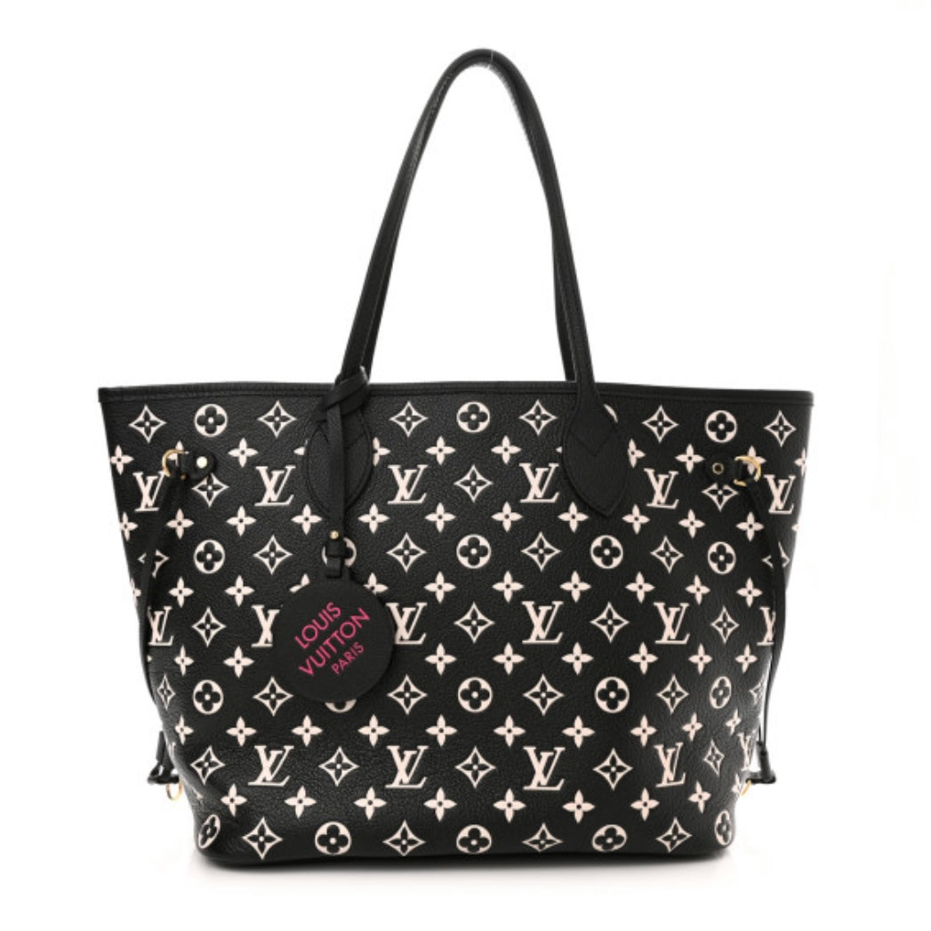 Louis Vuitton Spring in the City Neverfull MM in Black White Pink