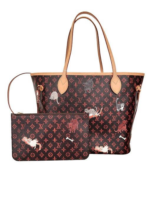 Louis Vuitton Grace Coddington Catogram Neverfull MM Limited Edition