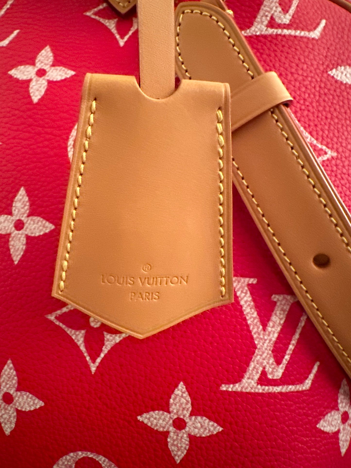 Louis Vuitton x Pharrell Williams Speedy P9 Bandoulière 50 Red Runway Limited