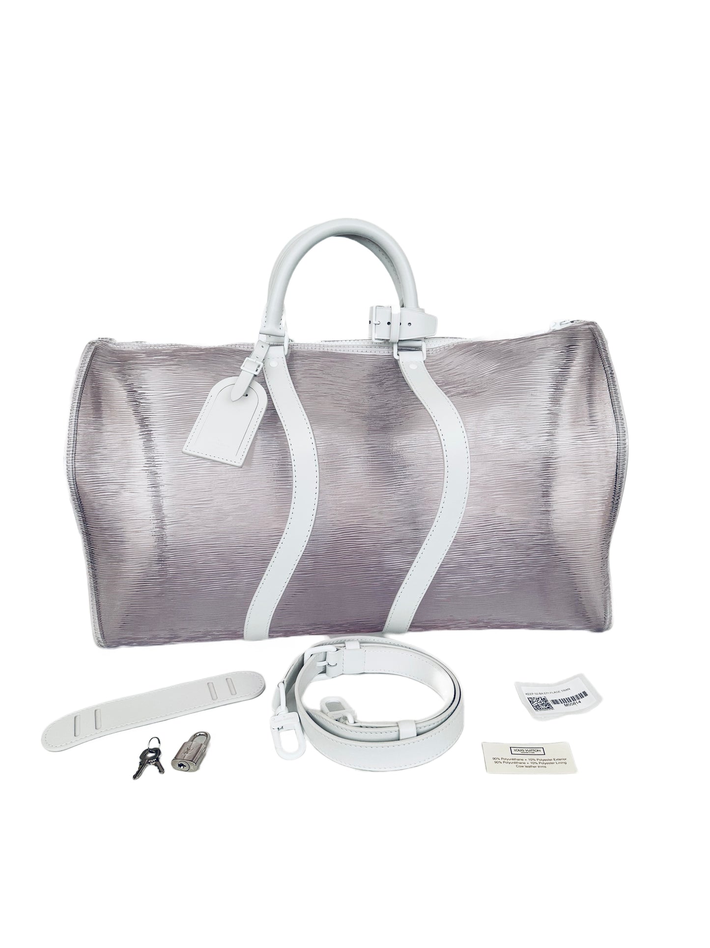 Louis Vuitton Wavy Transparent Keepall Bandouliere 50