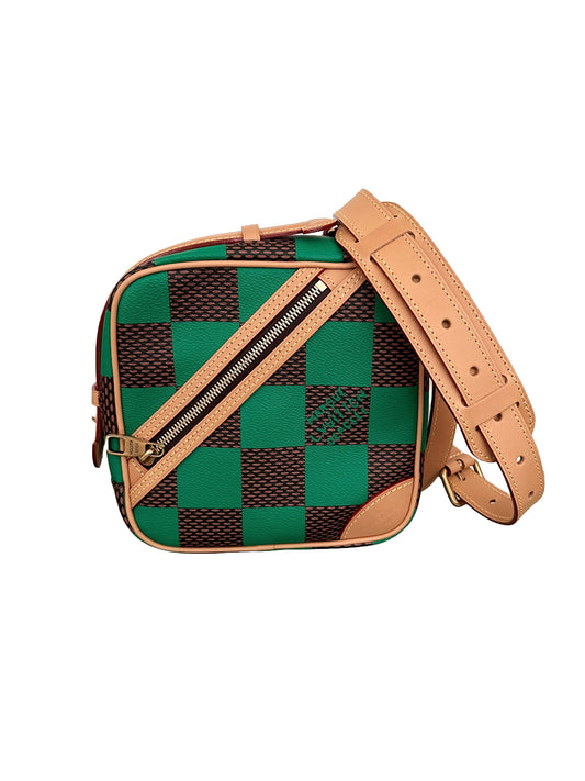 Louis Vuitton Damier Pop Chess Messenger Green