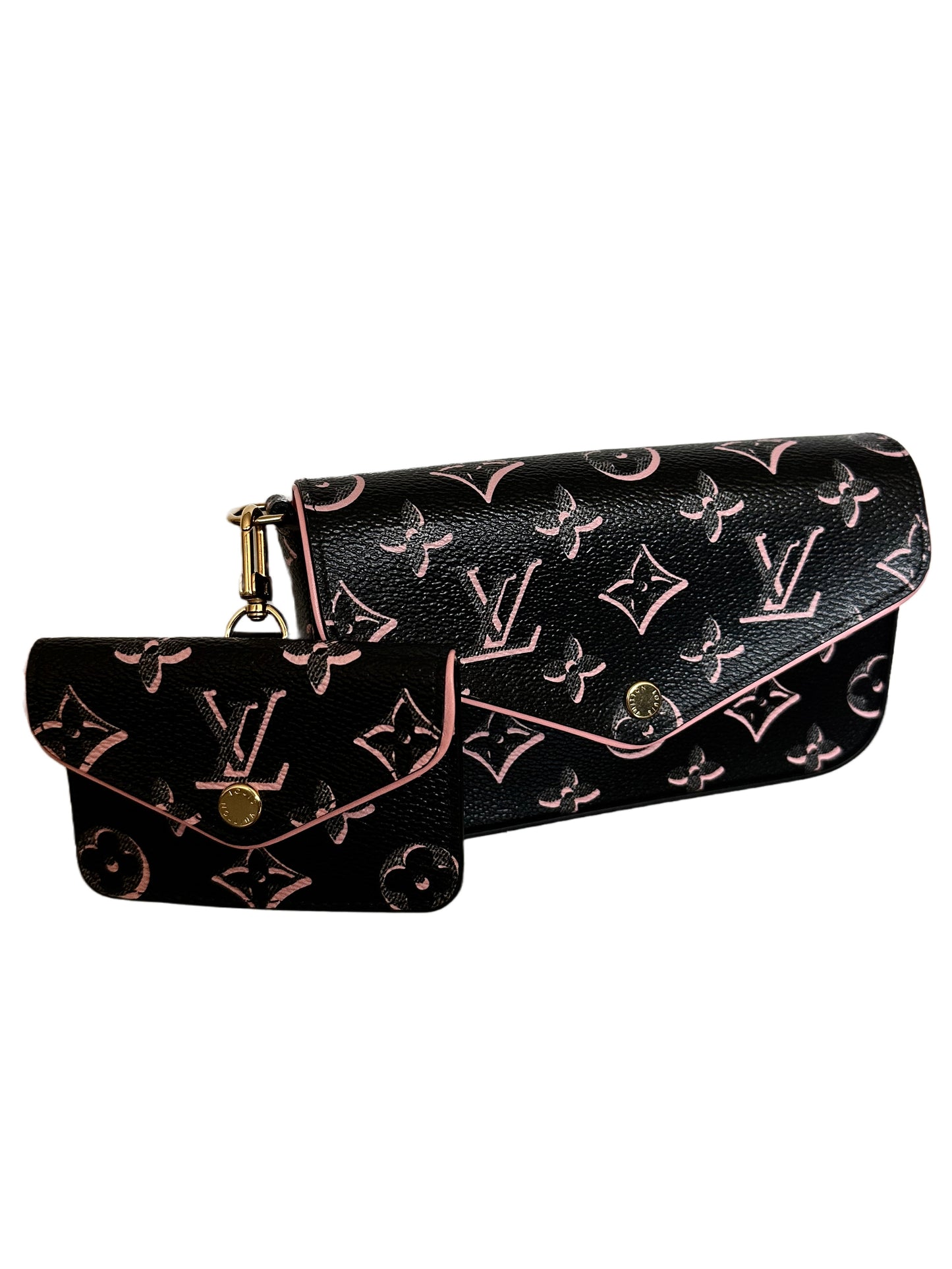 Louis Vuitton Fall For You Felicie Strap And Go Bag Black Pink