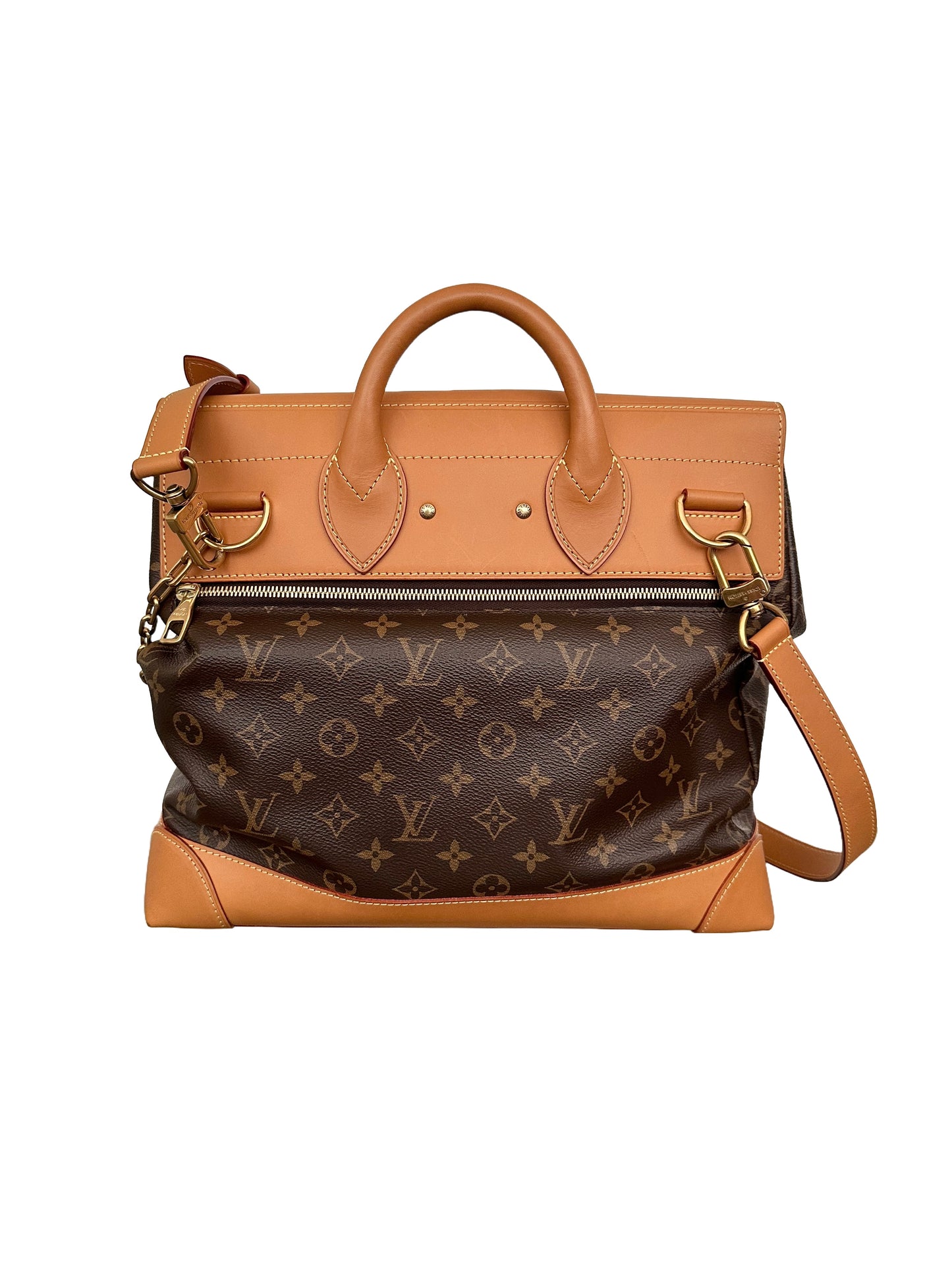 Louis Vuitton Legacy Steamer Bag Monogram Canvas PM Brown