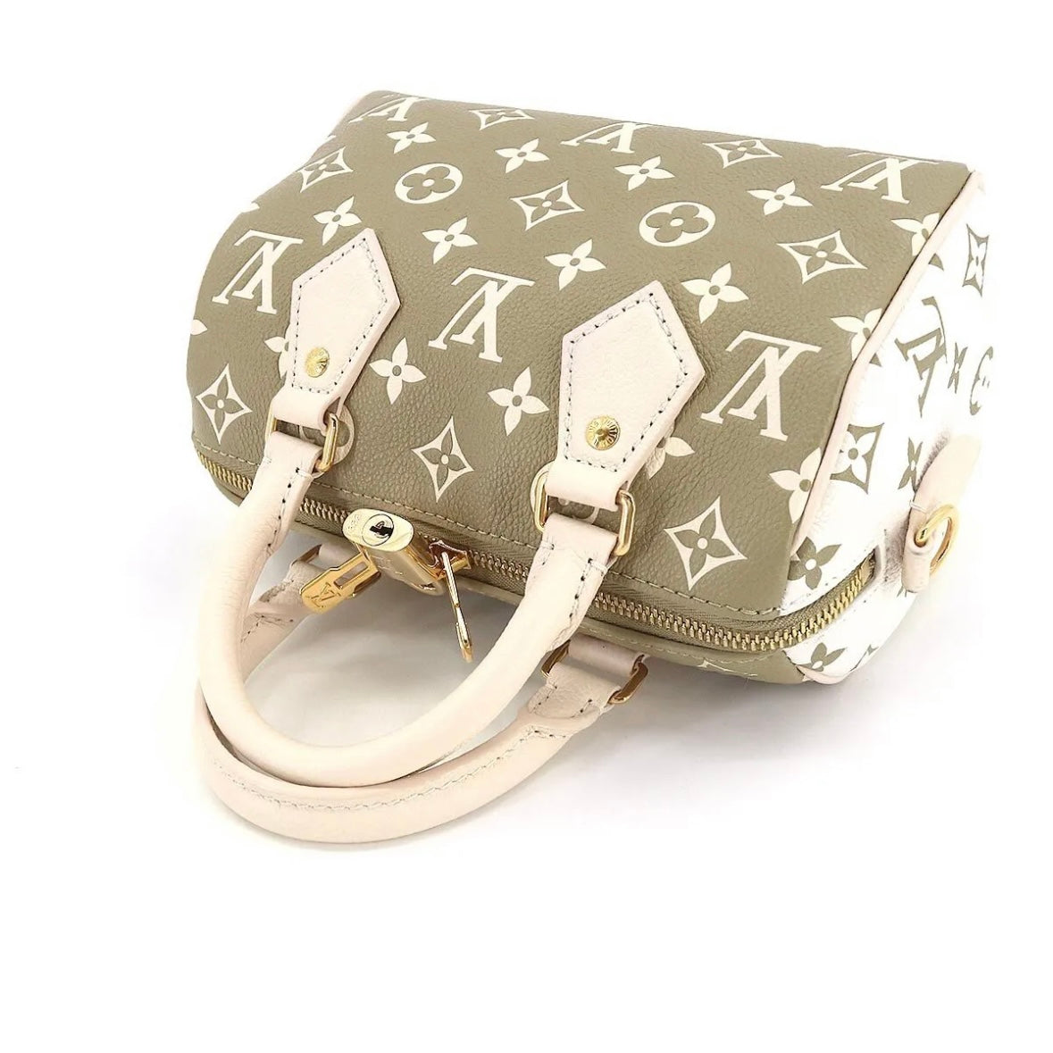 Louis Vuitton Spring In The City Speedy Bandouliere 20 Khaki White Beige