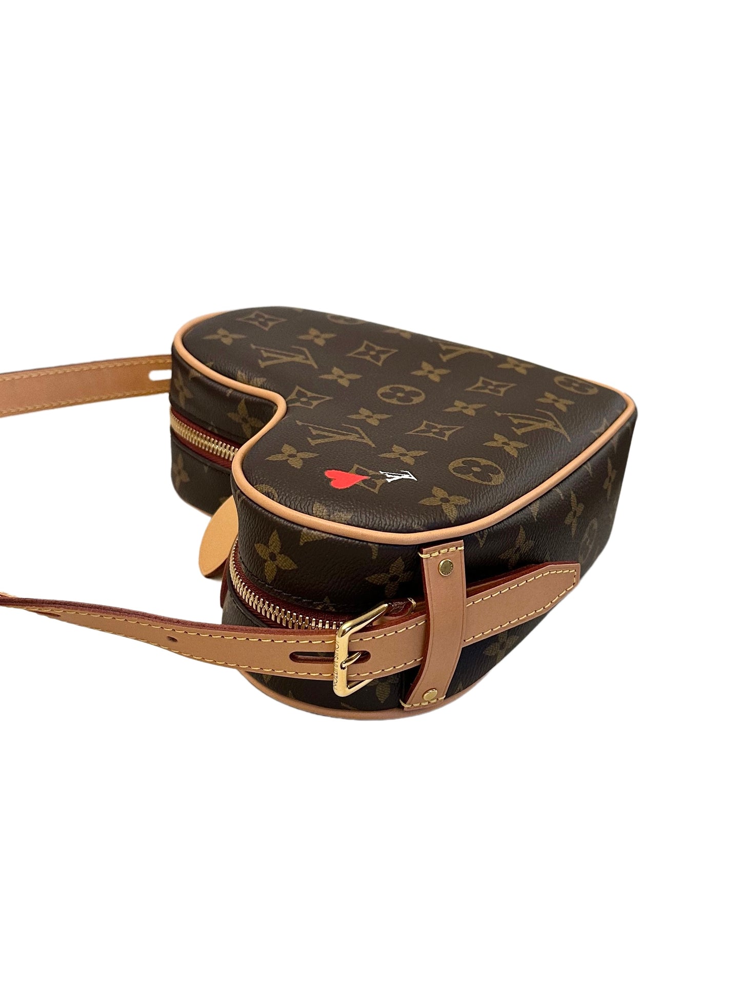 Louis Vuitton Sac Coeur Monogram Game On Shoulder Heart Bag