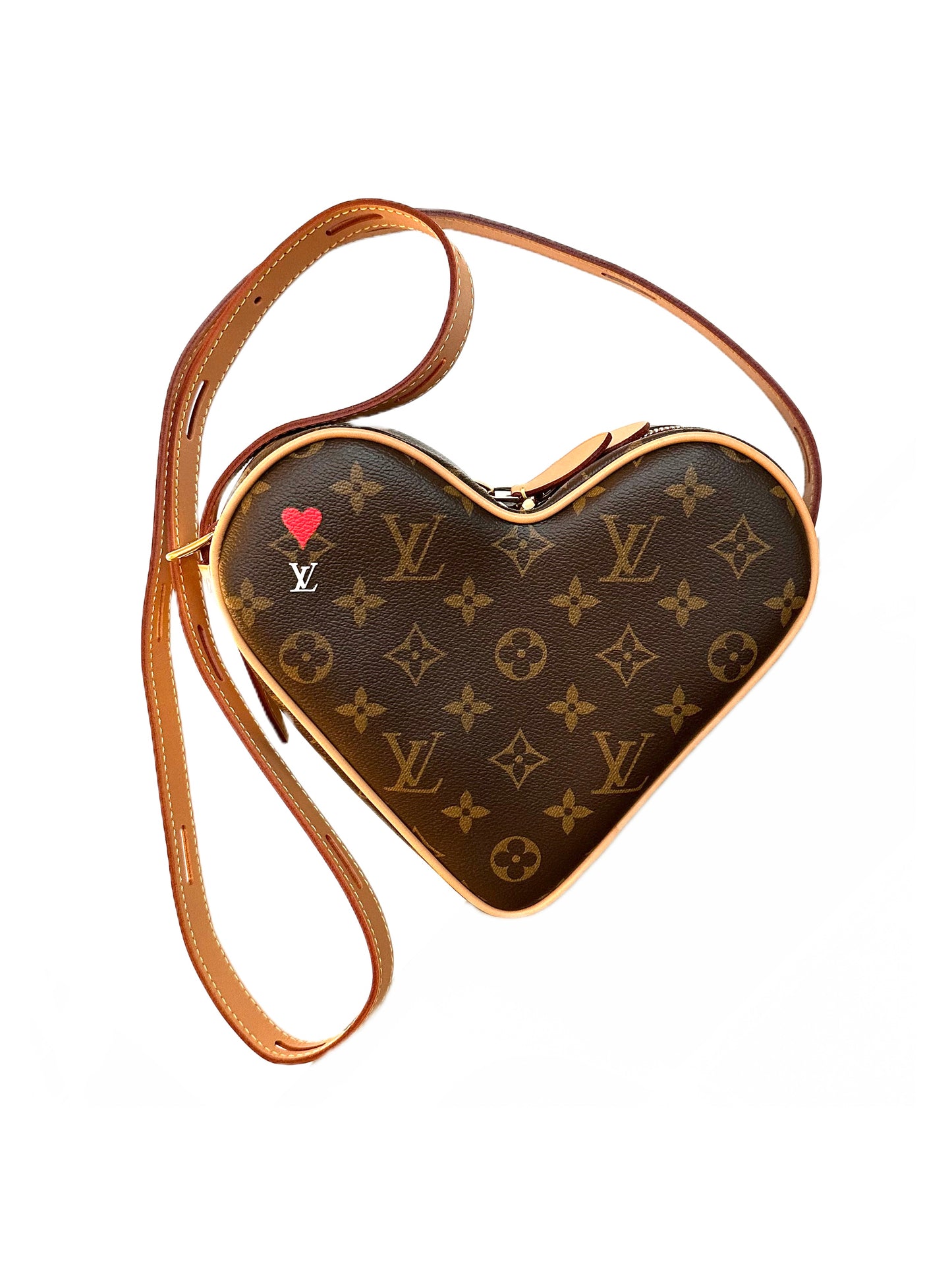 Louis Vuitton Sac Coeur Monogram Game On Shoulder Heart Bag