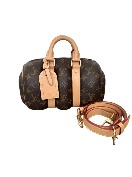 Louis Vuitton Keepall Bandouliere Blown Up Monogram Canvas 25