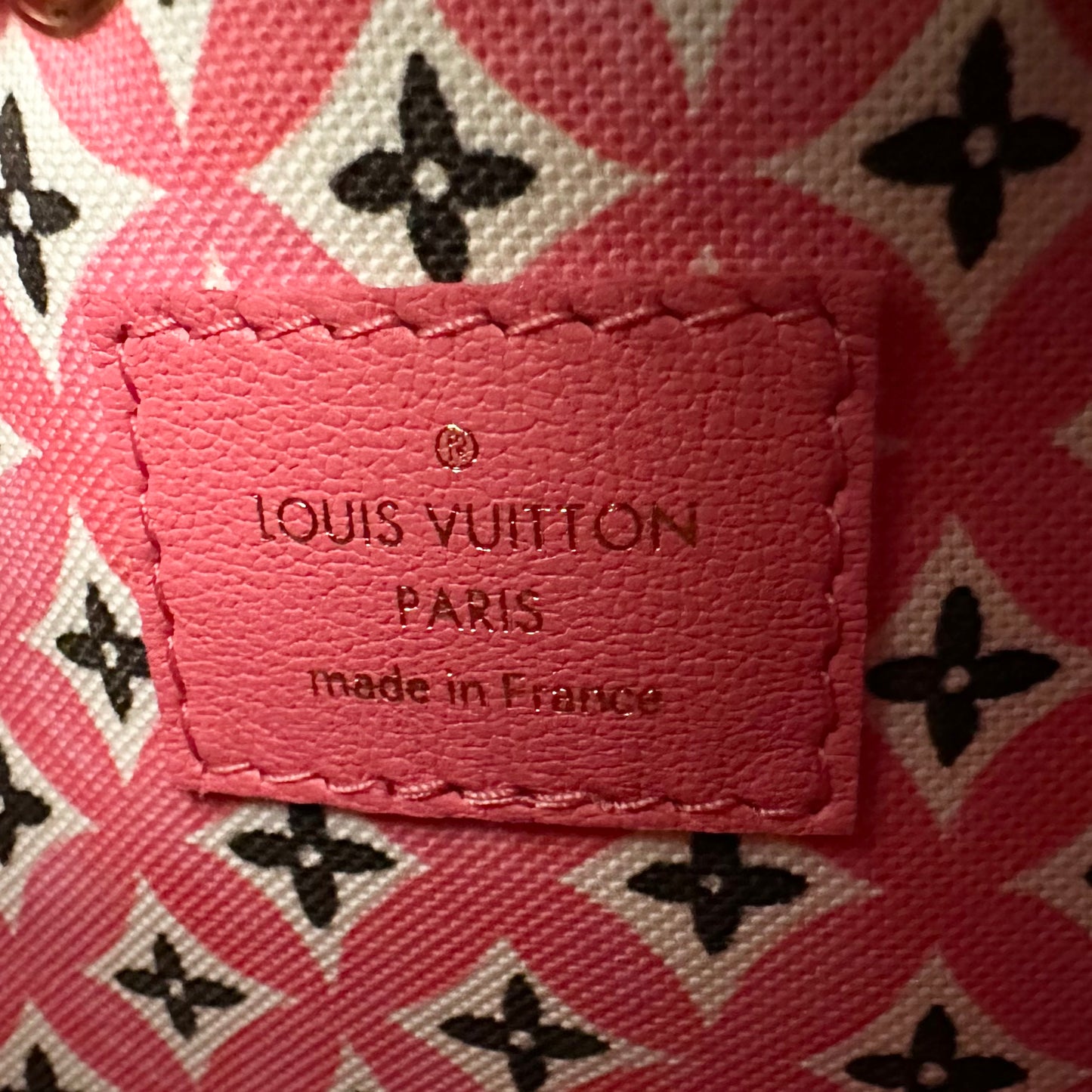 Louis Vuitton Neo Noe By The Pool Watercolor Giant Nano Bucket Bag Rose Pink