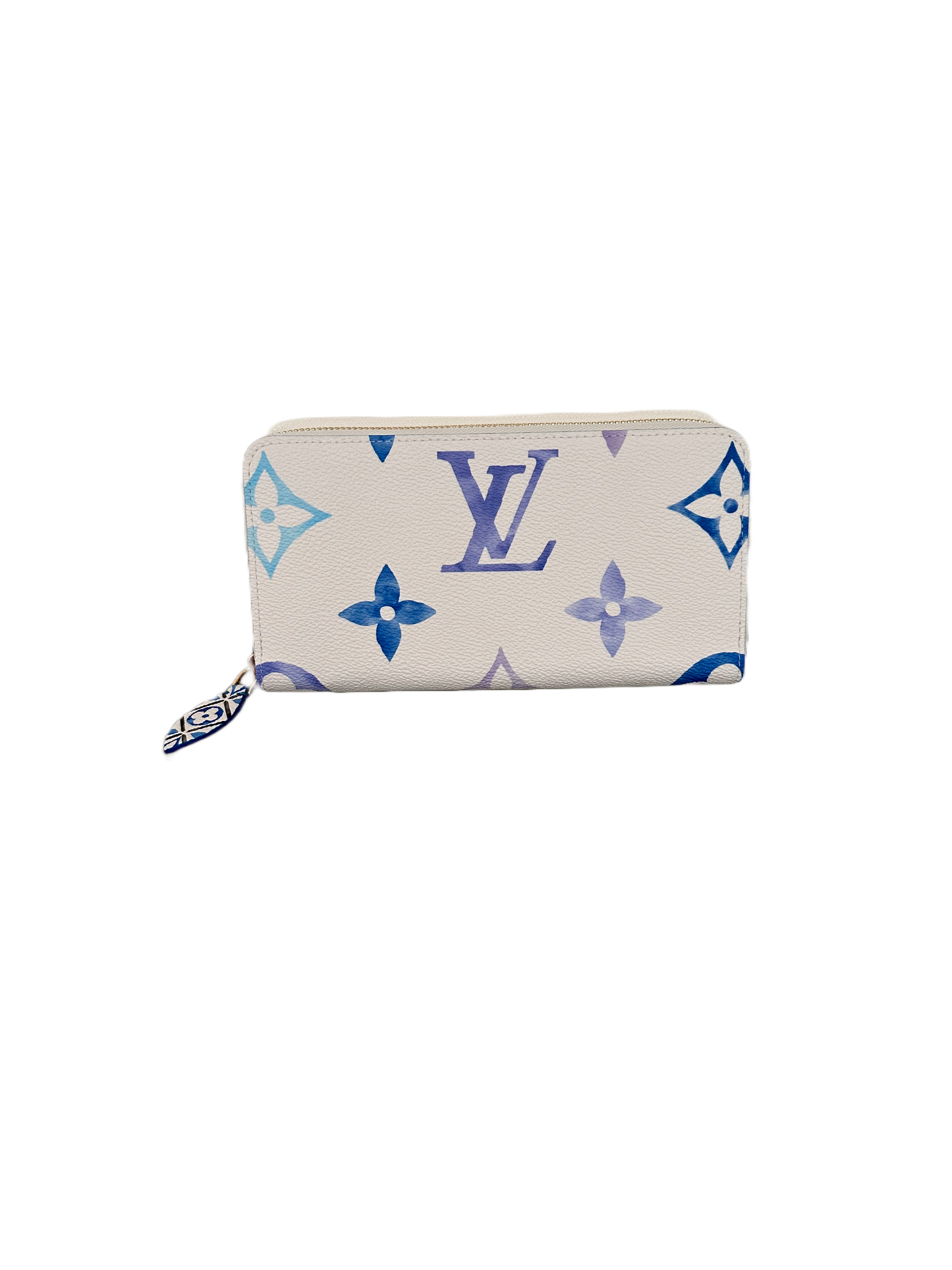 Louis Vuitton Zippy Wallet By The Pool Blue