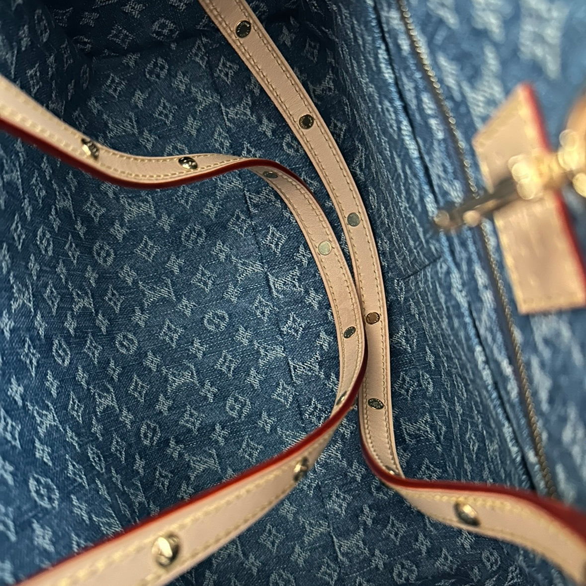 Louis Vuitton OnTheGo MM Monogram Denim Remix