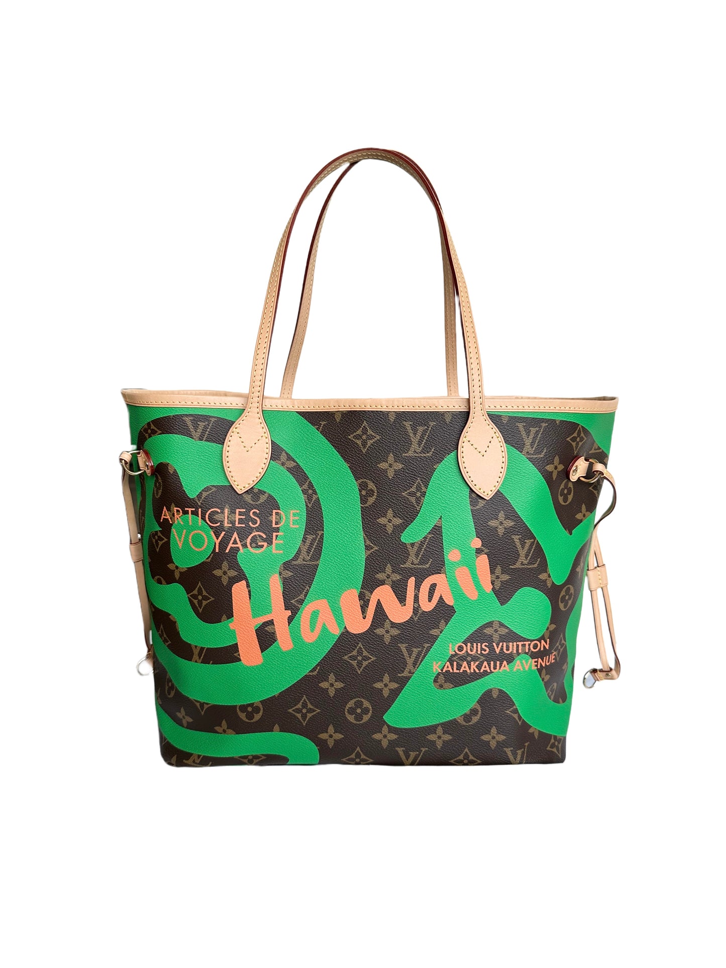 Louis Vuitton Tahitienne Cities Neverfull MM Hawaii Monogram Canvas Green