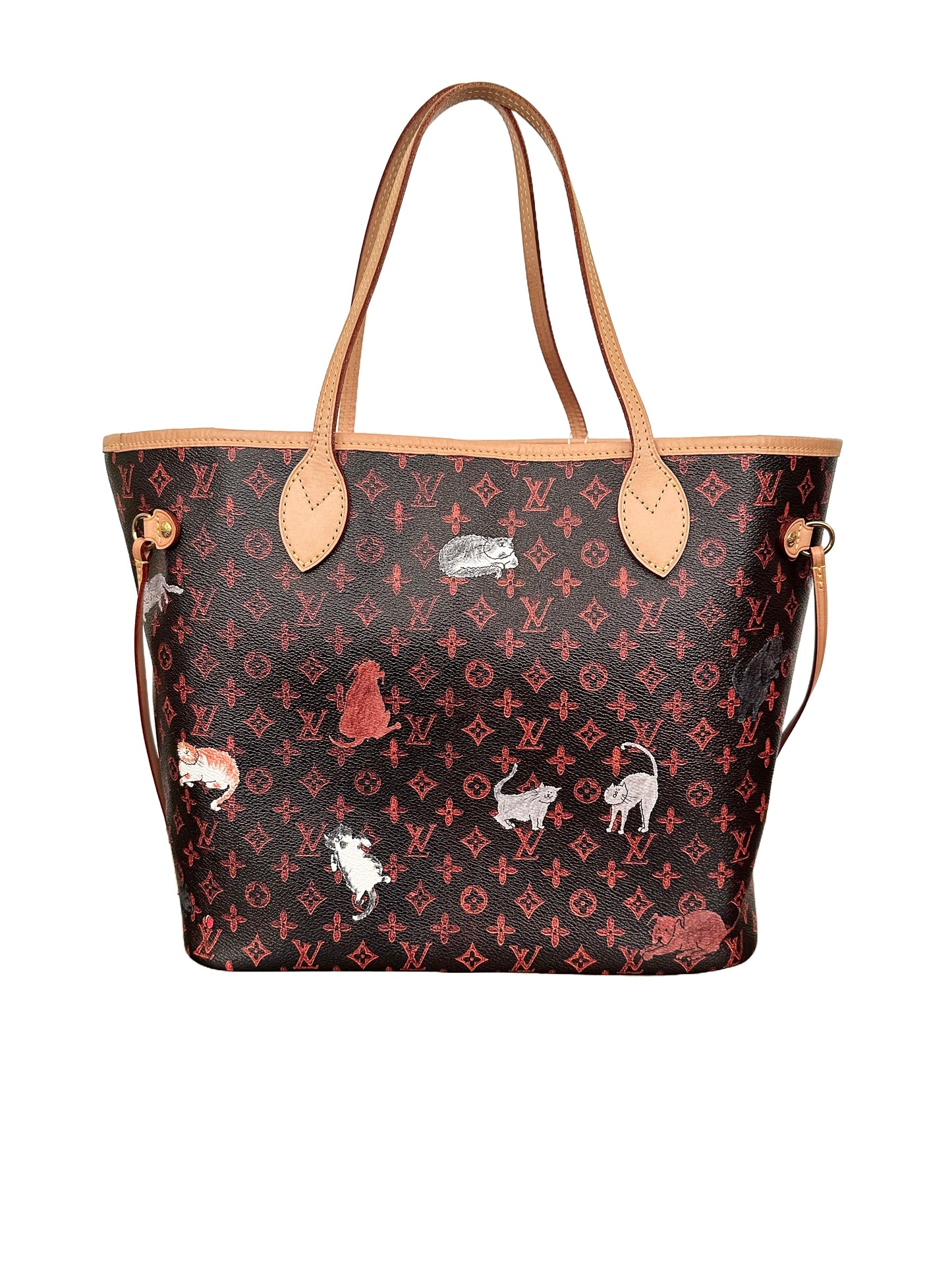 Louis Vuitton Grace Coddington Catogram Neverfull MM Limited Edition