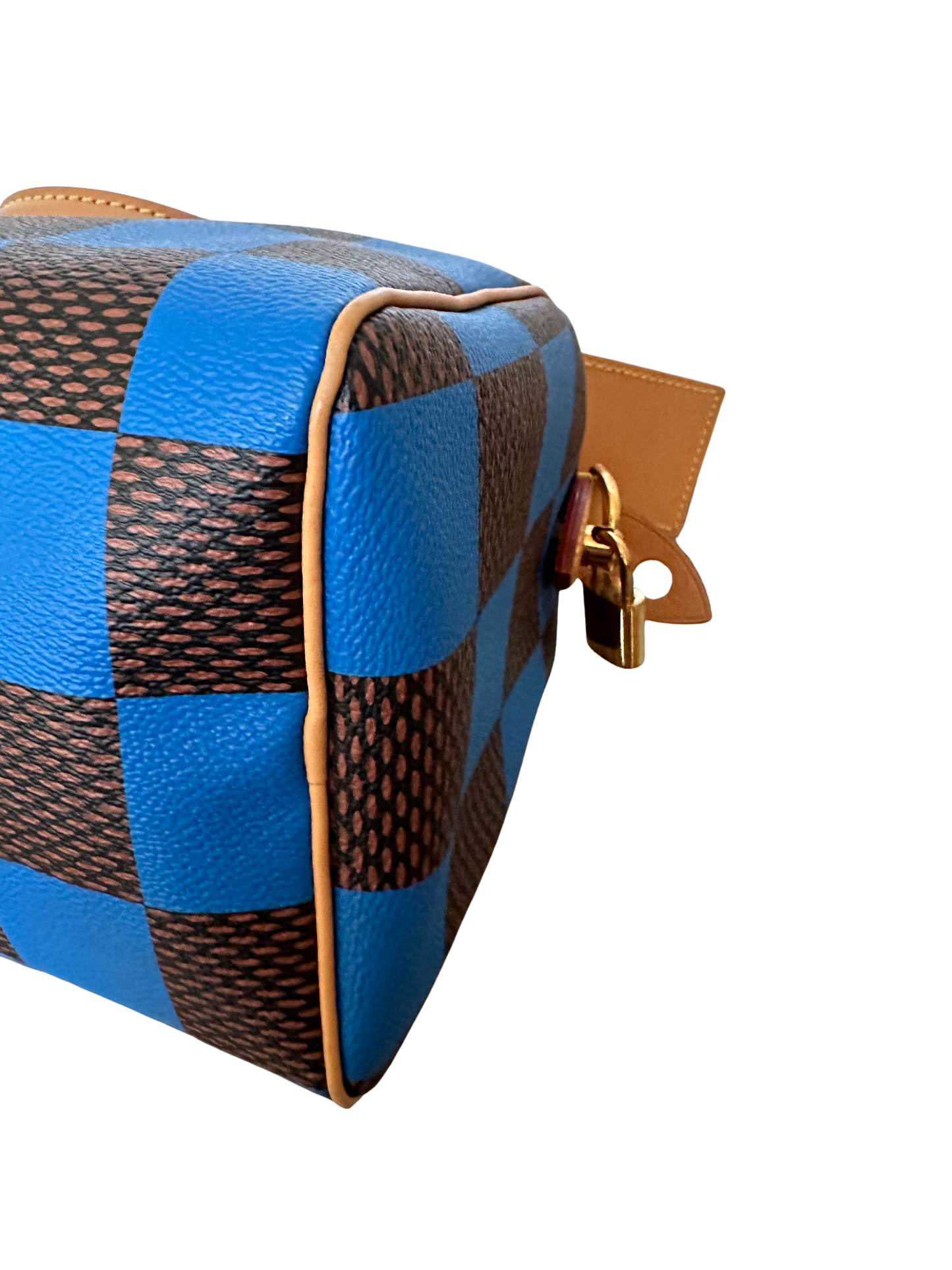 Louis Vuitton Pharrell Damier Pop Speedy Bandouliere 25 Blue