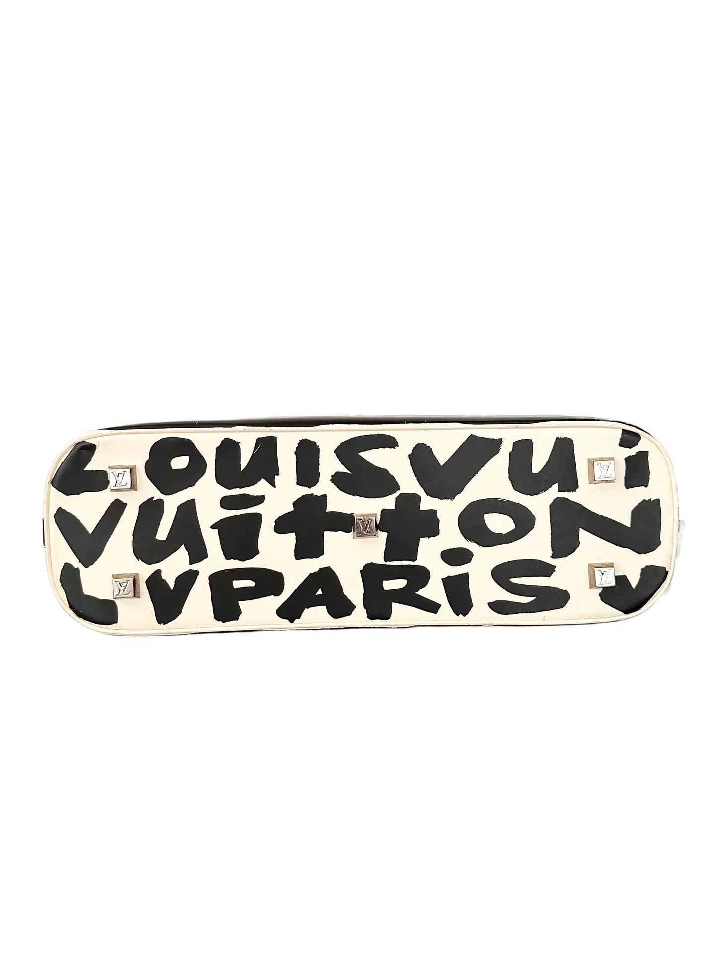 Louis Vuitton Graffiti Alma Horizontal Stephen Sprouse Black White