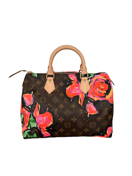 Louis Vuitton Speedy 30 Monogram Stephen Sprouse Roses