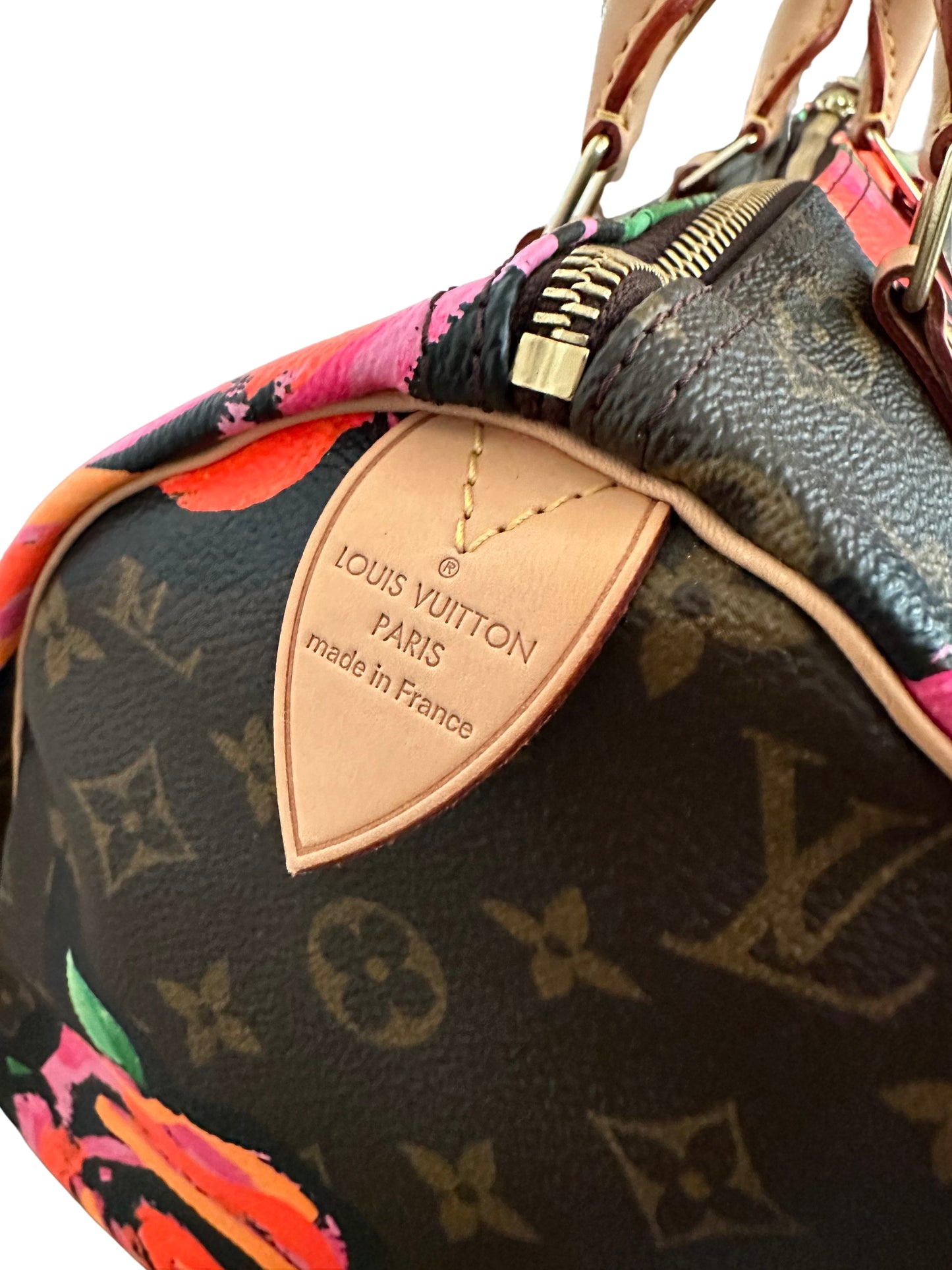 Louis Vuitton Speedy 30 Monogram Stephen Sprouse Roses