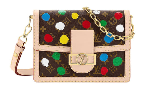 Louis Vuitton x Yayoi Kasuma LV x YK Dauphine MM Pumpkin Dots