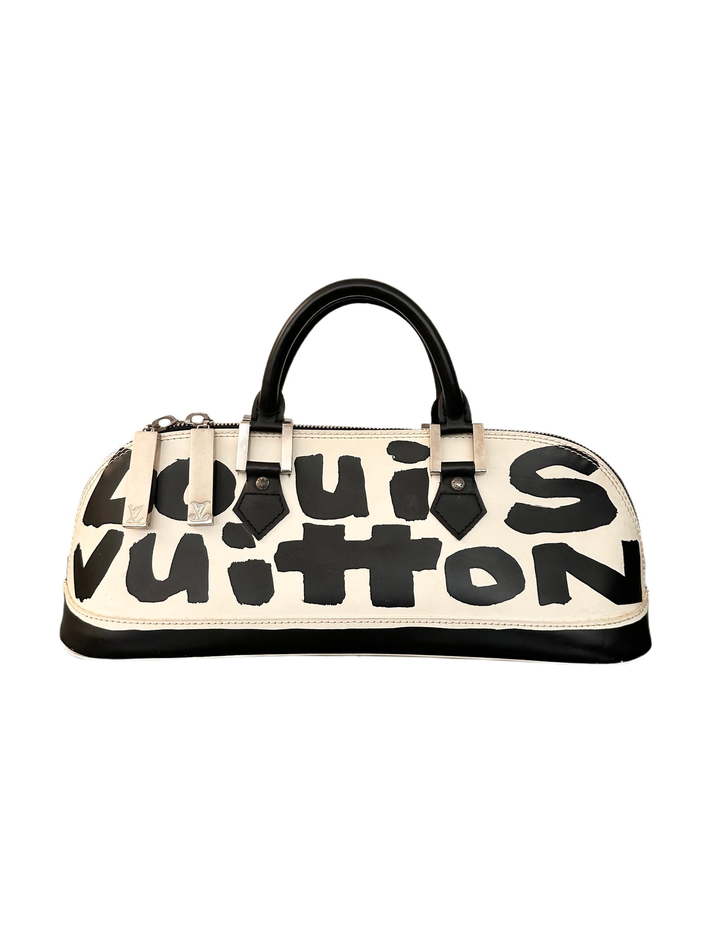 Louis Vuitton Graffiti Alma Horizontal Stephen Sprouse Black White