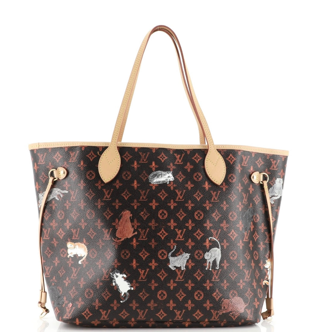 Louis Vuitton Grace Coddington Catogram Neverfull Mm Limited Edition The It Bag 