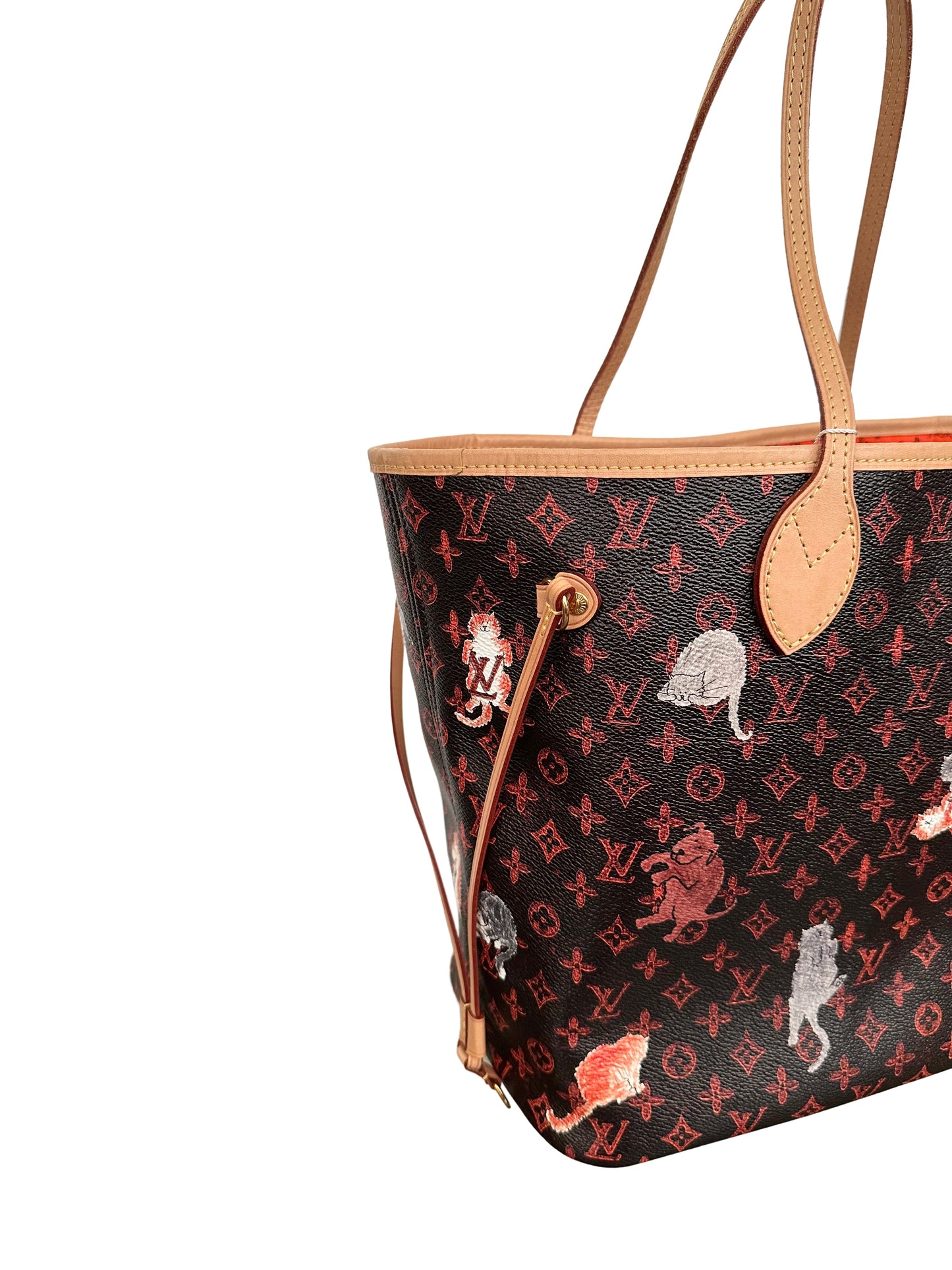 Louis Vuitton Grace Coddington Catogram Neverfull MM Limited Edition