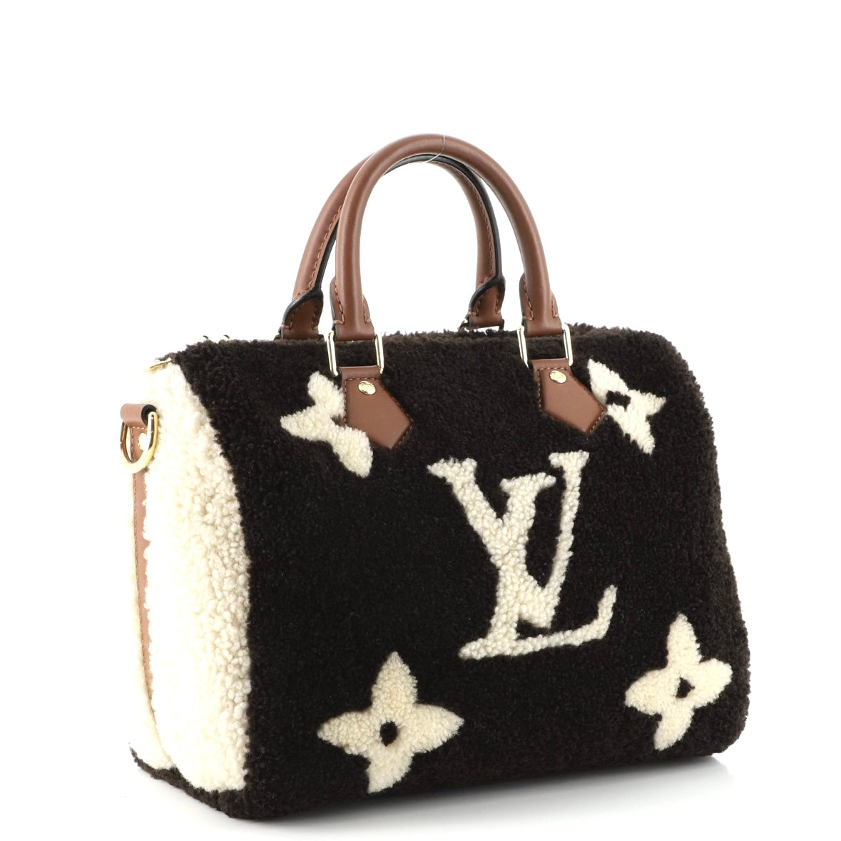 Louis Vuitton Speedy 25 Teddy Fleece Shearling