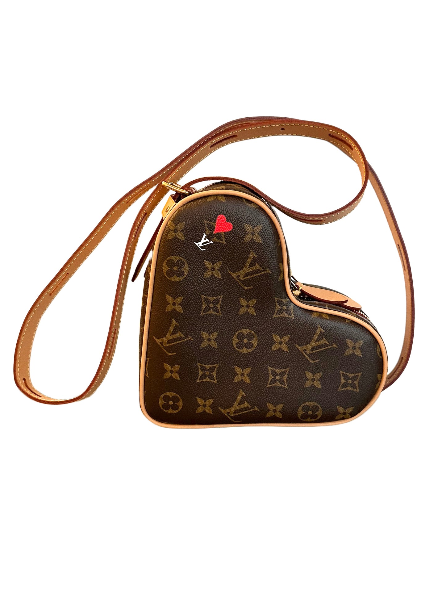 Louis Vuitton Sac Coeur Monogram Game On Shoulder Heart Bag