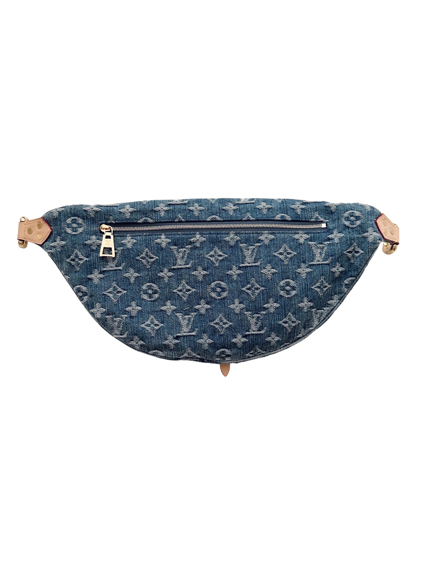 Louis Vuitton High Rise Monogram Denim Bag Bumbag M46837