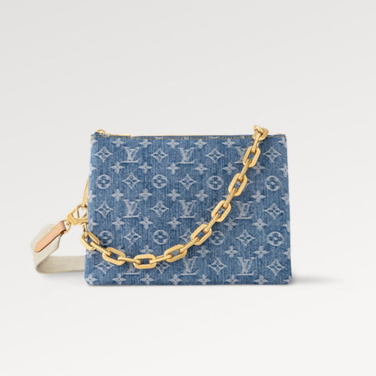 Louis Vuitton Coussin PM Monogram Denim Remix