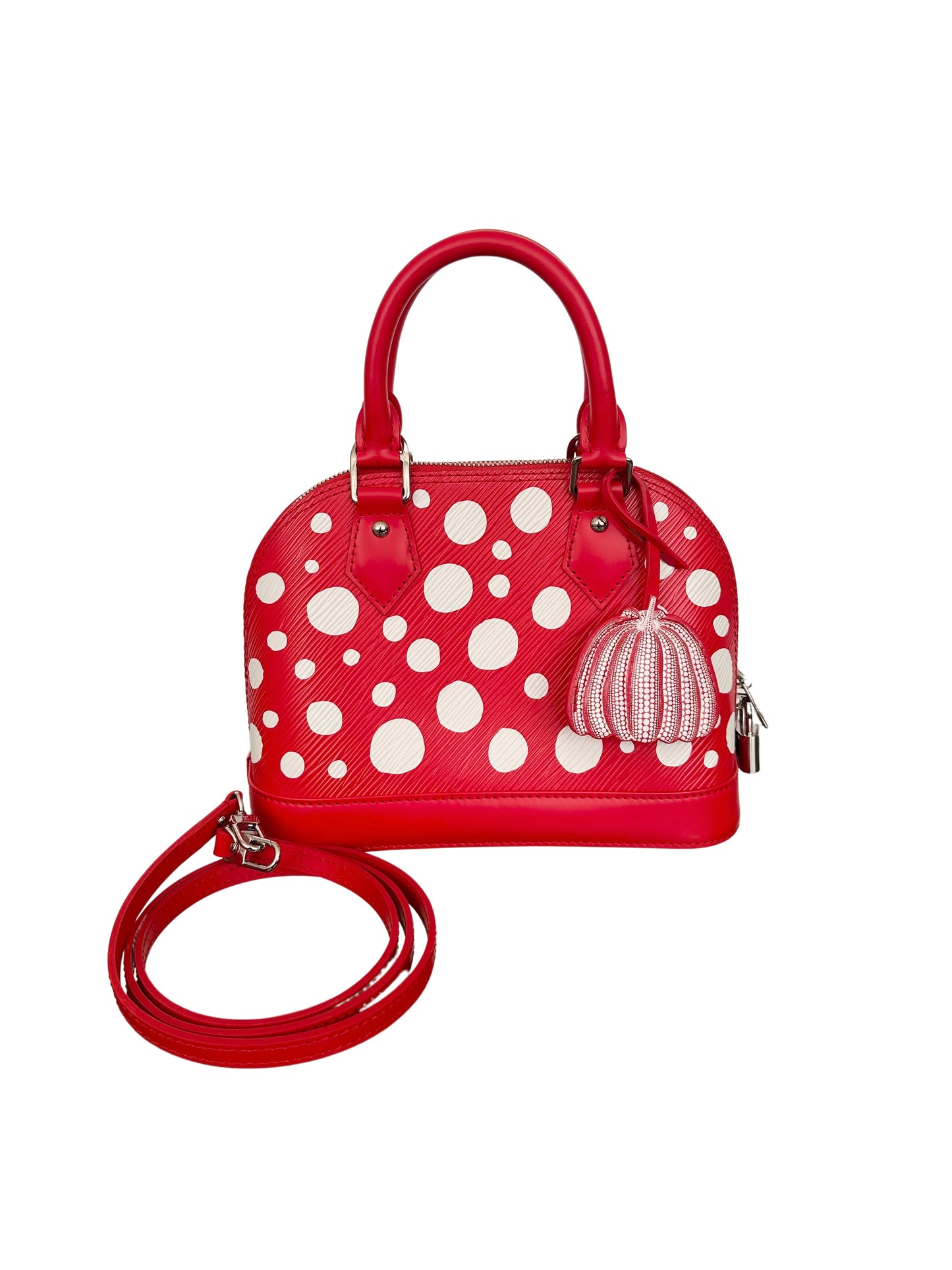 Louis Vuitton Yayoi Kusama LV x YK Alma BB Red White Pumpkin Dots