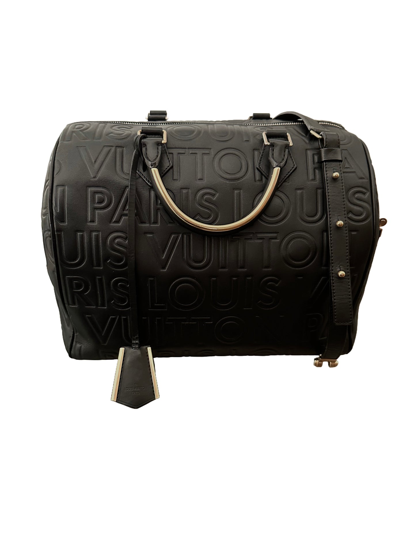 Louis Vuitton Speedy Cube 30 Embossed Black