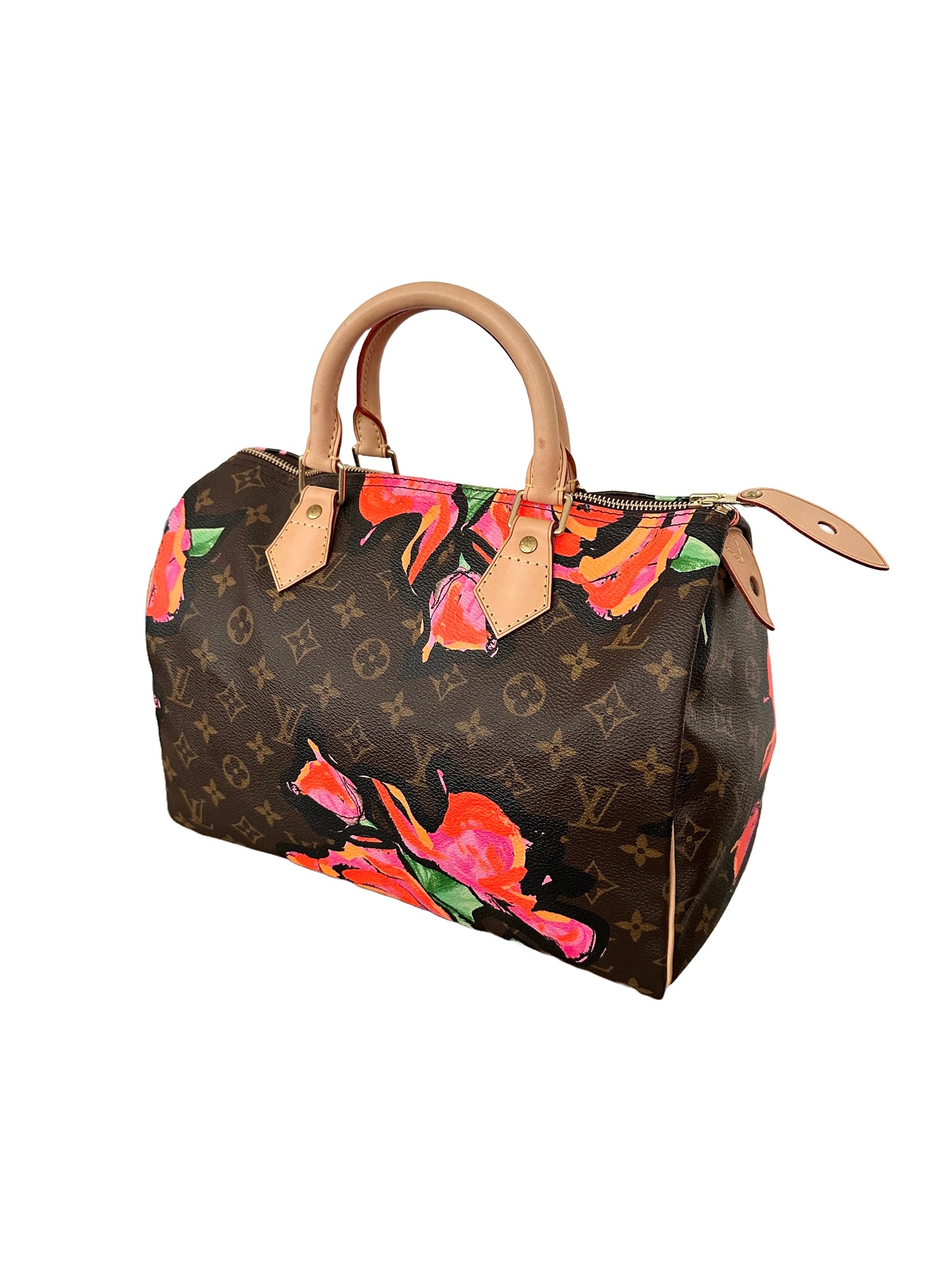 Louis Vuitton Speedy 30 Monogram Stephen Sprouse Roses