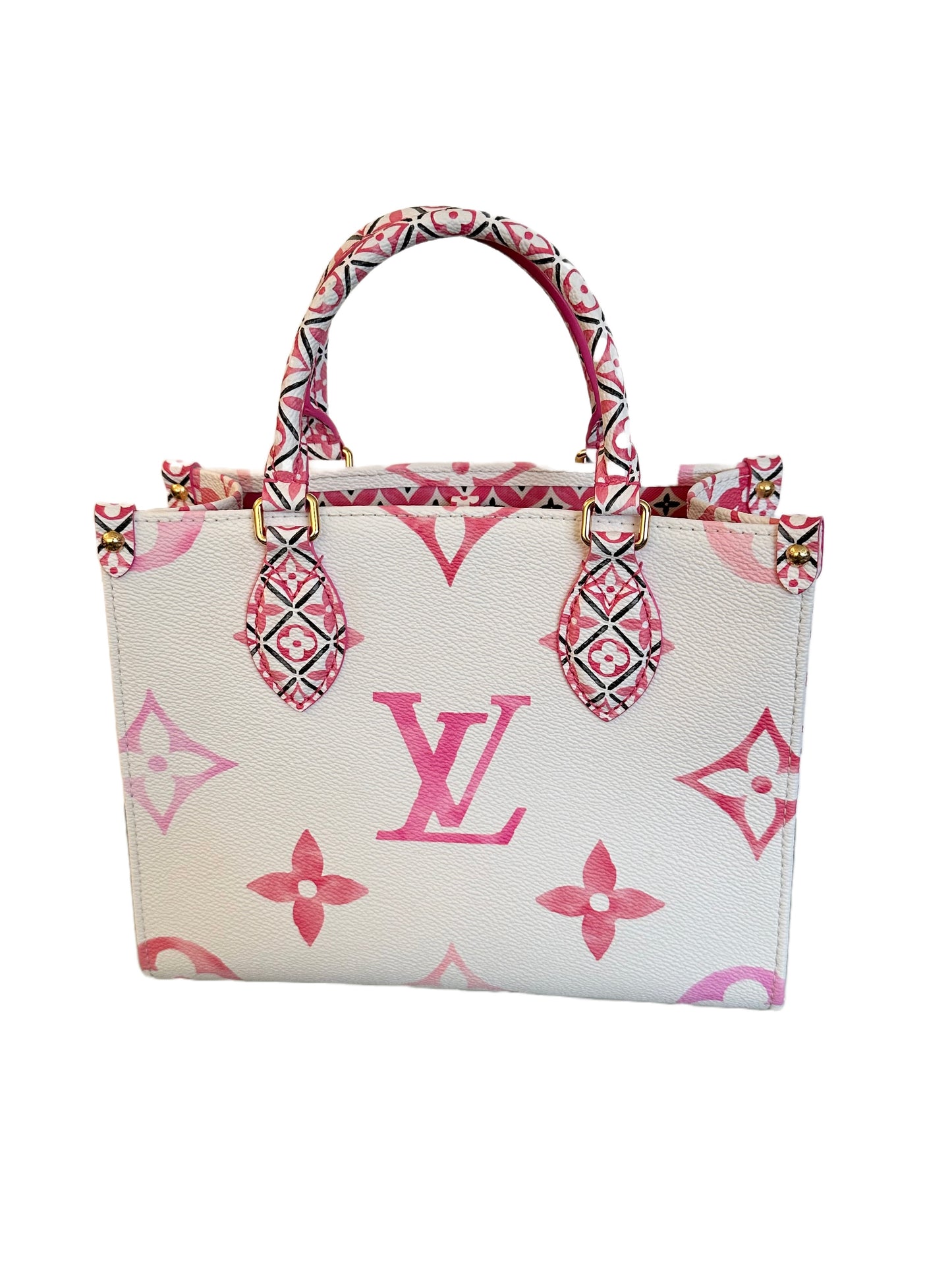 Louis Vuitton OnTheGo PM By The Pool Rose Pink