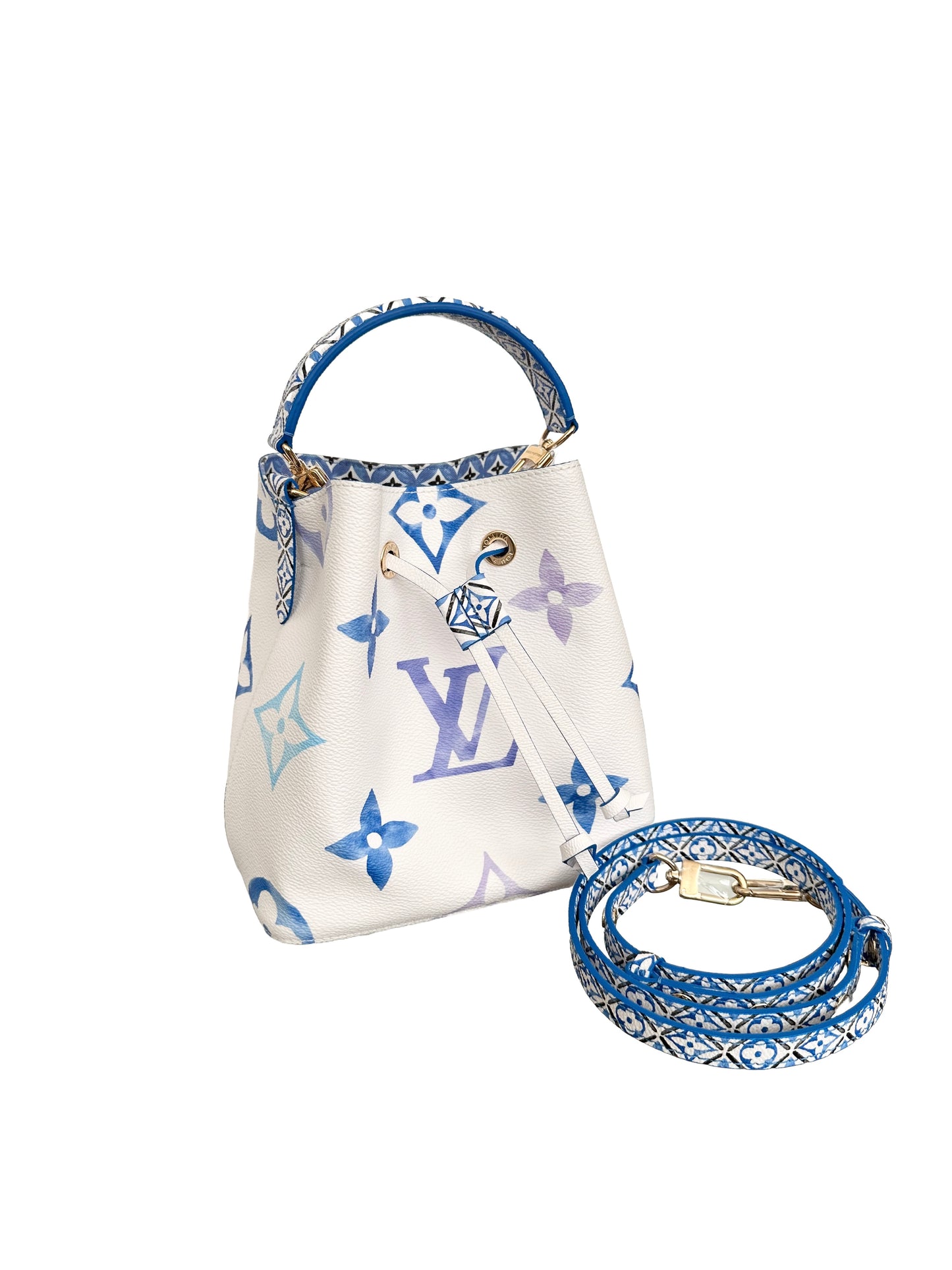 Louis Vuitton By the Pool NeoNoe BB Watercolor Blue