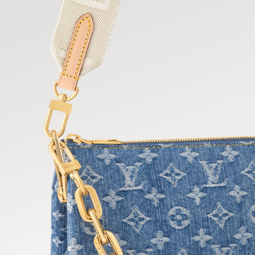 Louis Vuitton Coussin PM Monogram Denim Remix