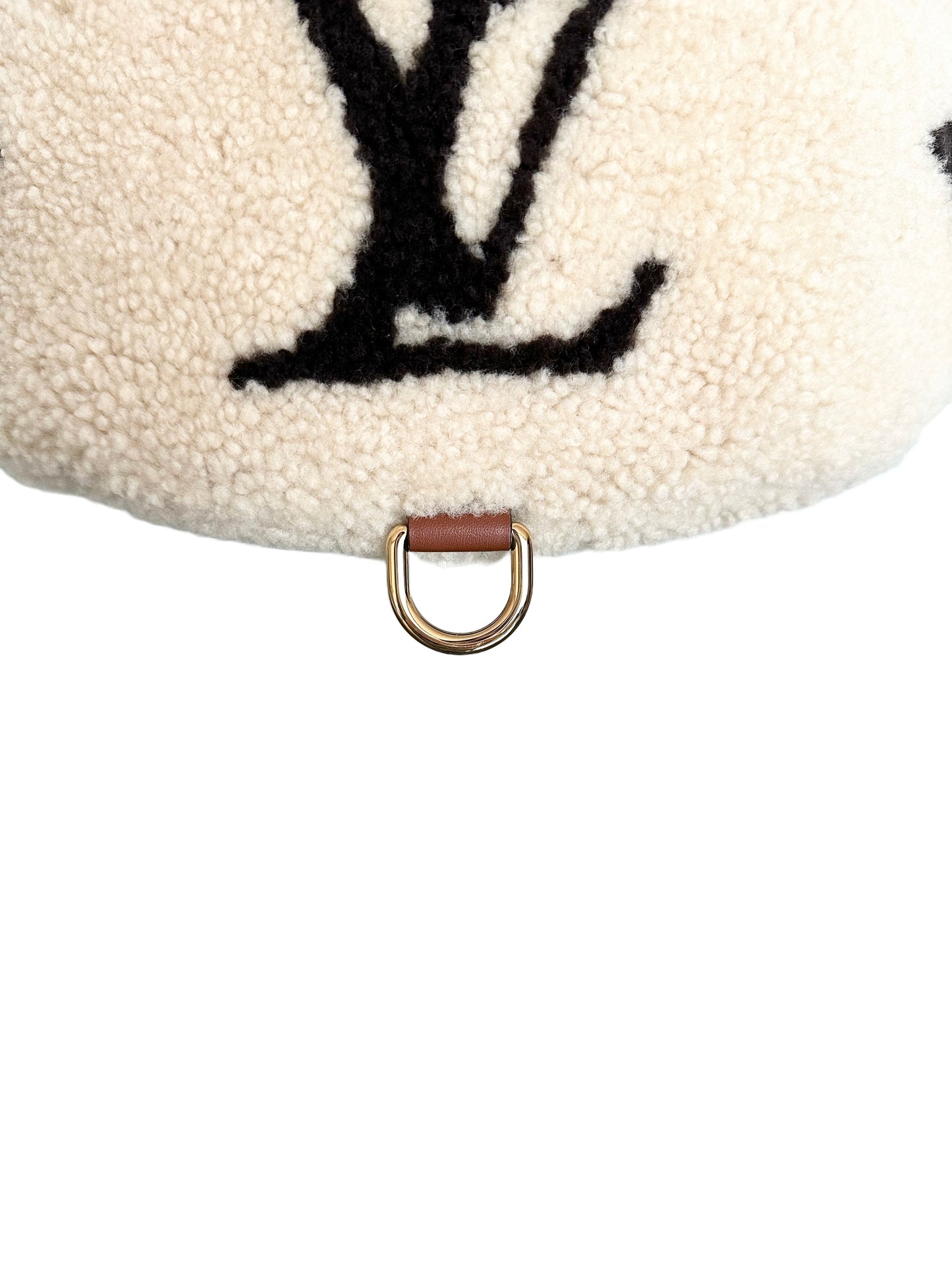 Louis Vuitton Monogram Teddy Fleece Shearling Bumbag Waist Bag